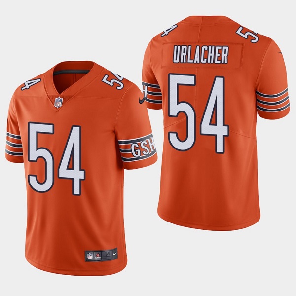 Men's Chicago Bears #54 Brian Urlacher Orange Vapor untouchable Limited Stitched Baseball Jersey